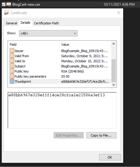 Now that our example has been remediated, we can see that the new manifest value decodes to the public key for the certificate.